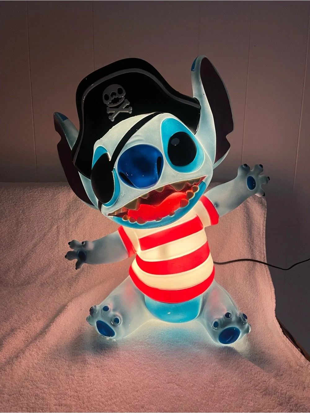 Halloween Pirate Stitch lighted yard decor